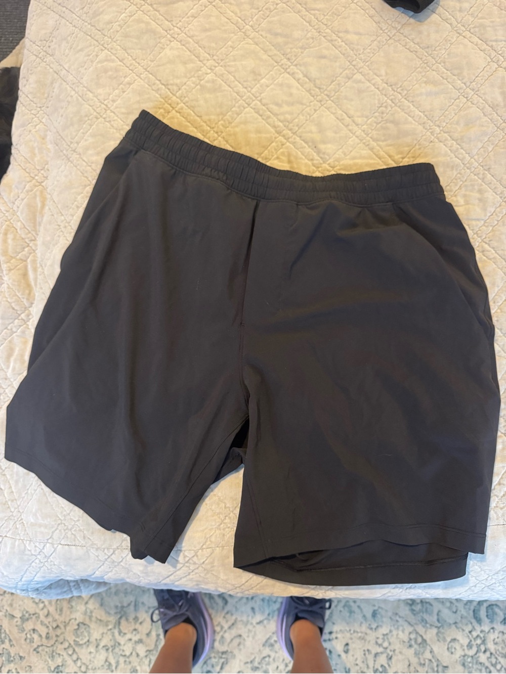 lululemon athletica Men's Black Performance Shorts